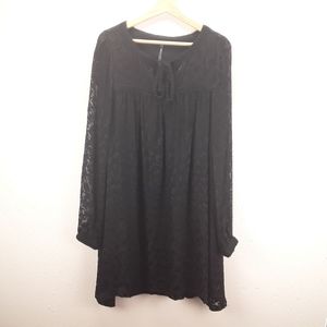 Inwear Black Ladybird brocade silk blend dress